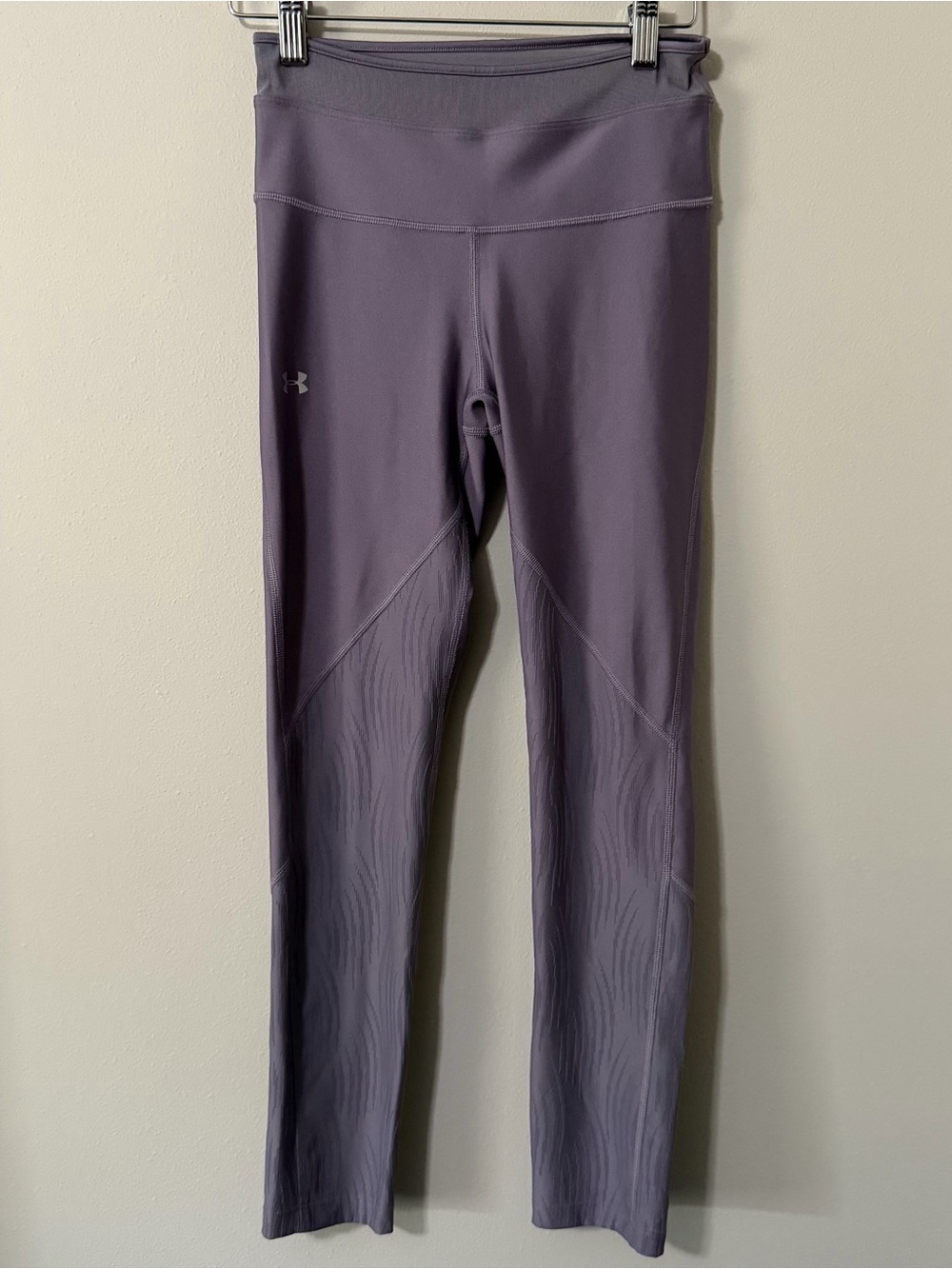 Under Armour HeatGear Compression Lavender Leggings Size Small S Activewear